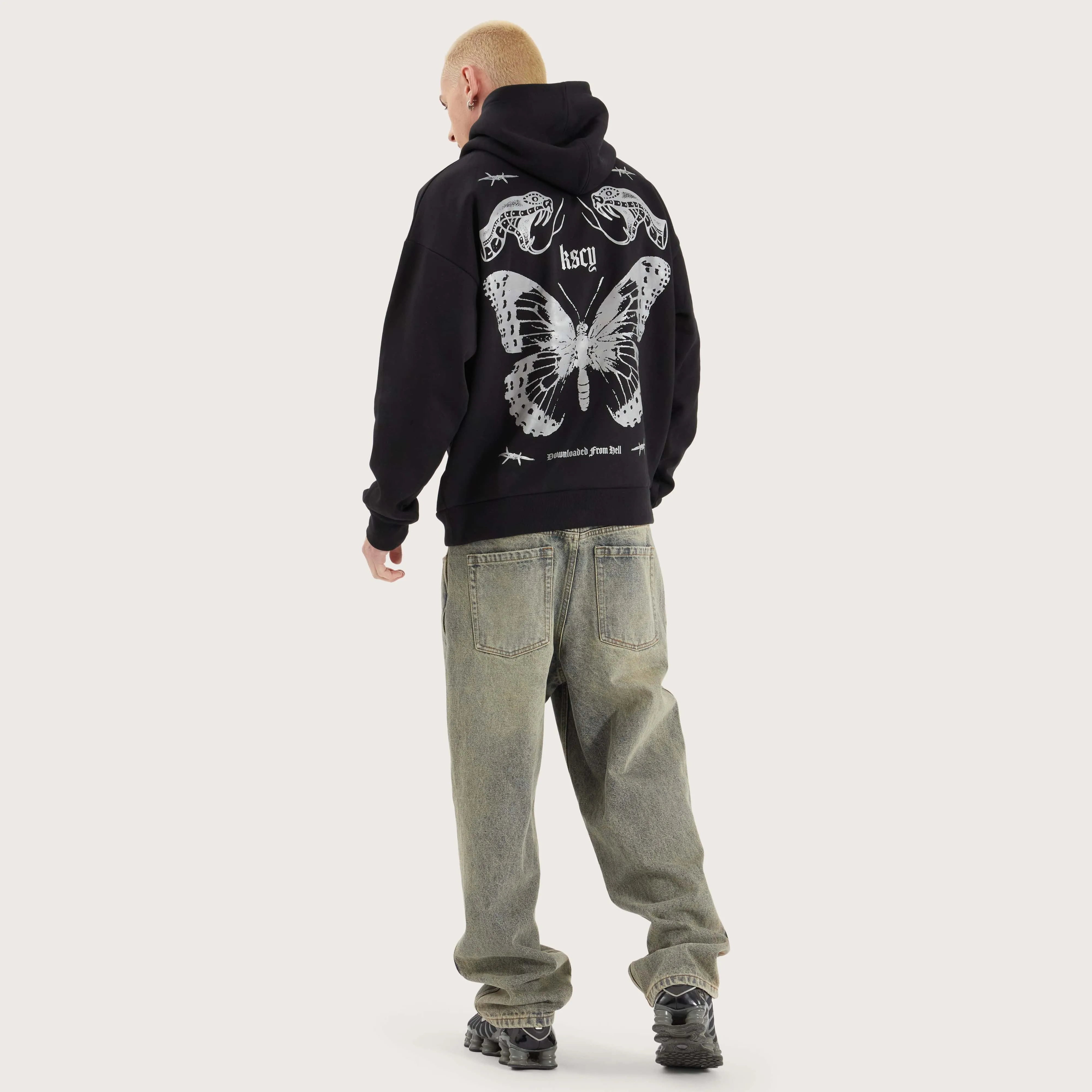 Download Oversized Hoodie Jet Black