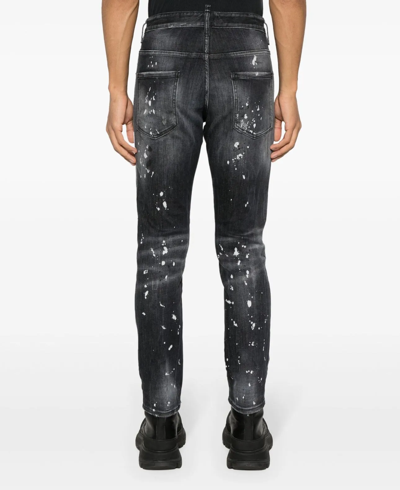 DSQUARED2 Skater distressed straight-leg jeans