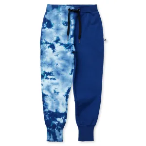 Duo Tie Dye Trackies - Navy