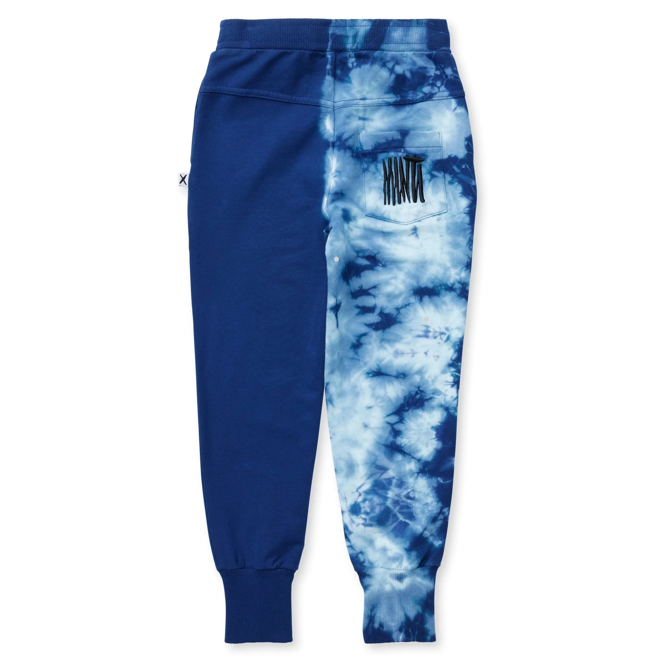 Duo Tie Dye Trackies - Navy