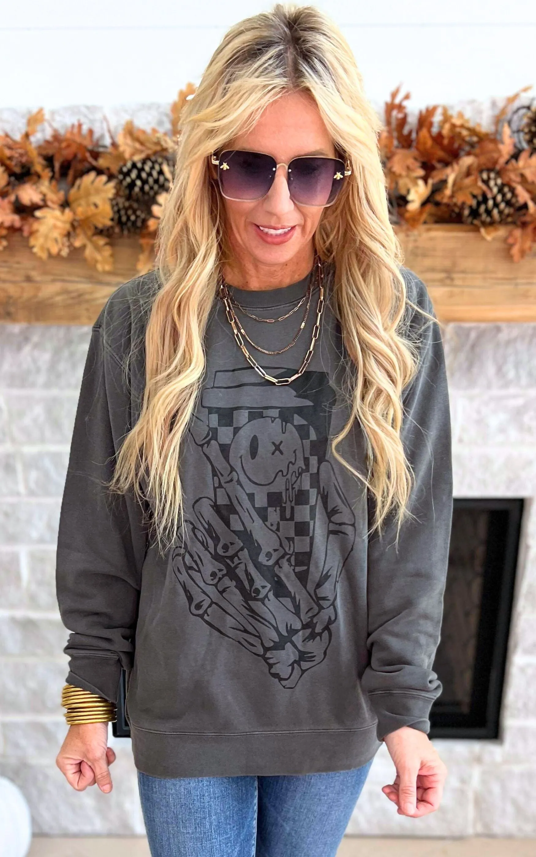 Dying for Caffeine Sweatshirt* - Final Sale