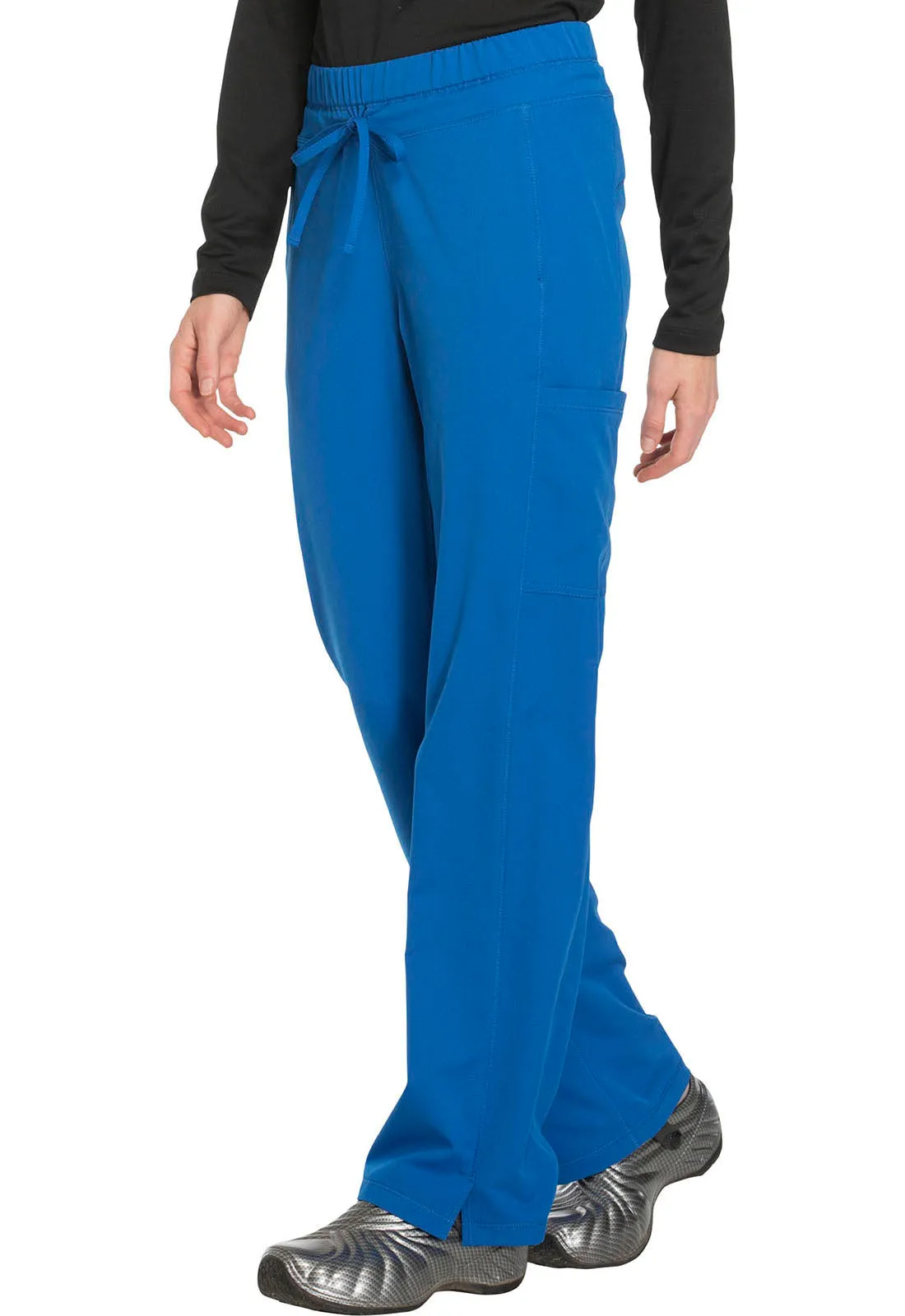 Dynamix DK130 Mid Rise Straight Leg Drawstring Pants Royal