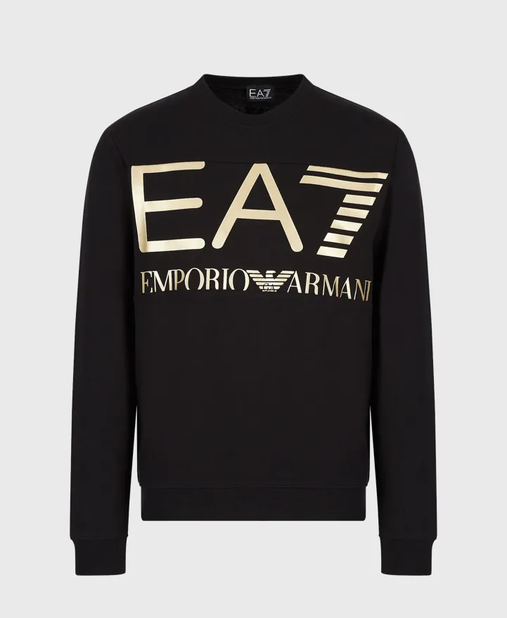 EA7 Emporio Armani 6Lpm51 Logo Sweatshirt Black