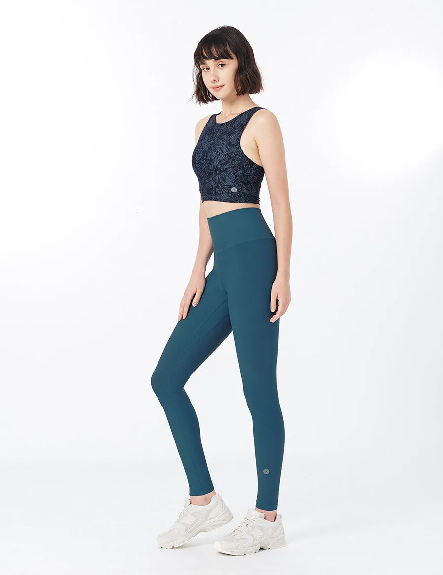 easyoga LESPIRO Obsession Cropped Tank - FC6 Blossom Grey