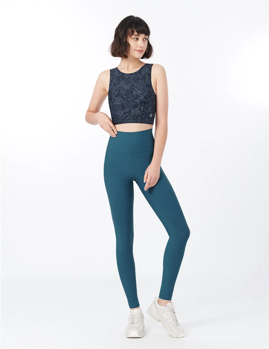 easyoga LESPIRO Obsession Cropped Tank - FC6 Blossom Grey