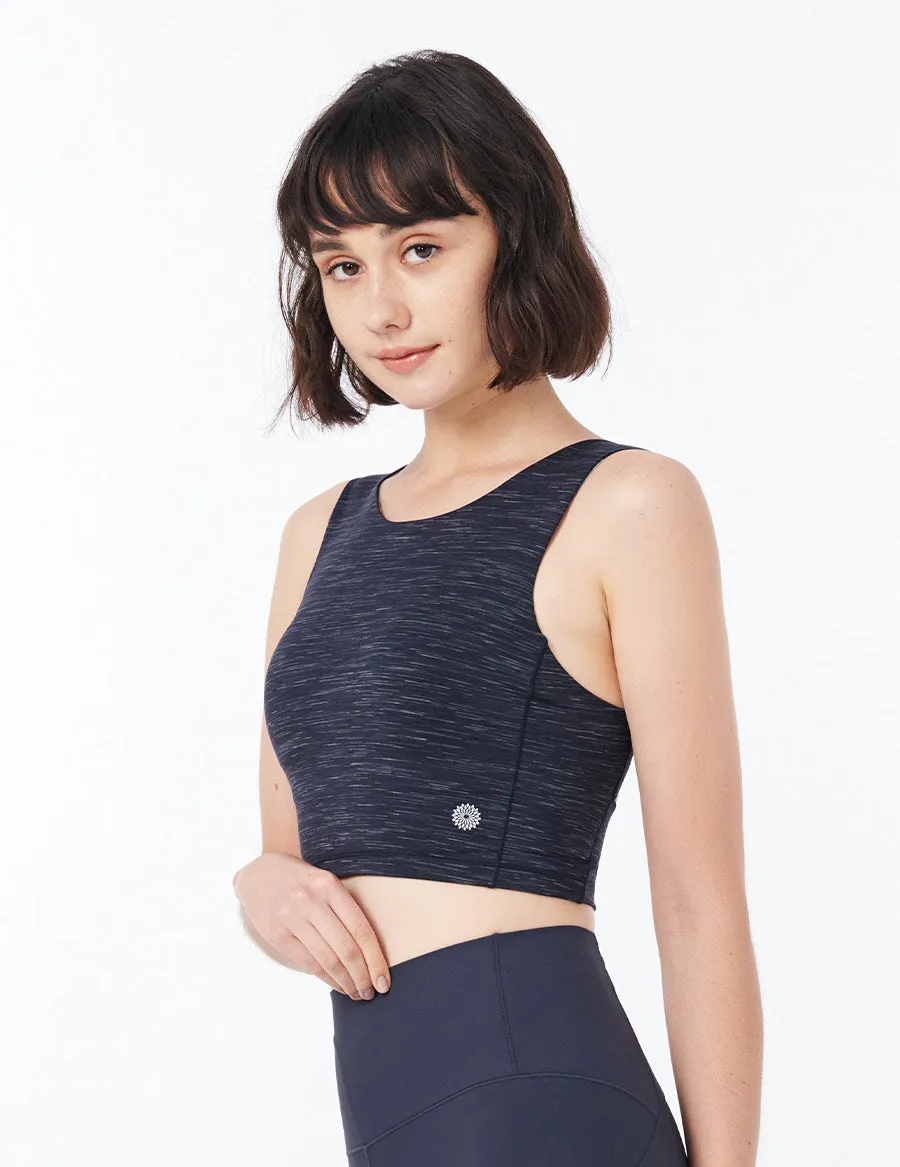 easyoga LESPIRO Obsession Cropped Tank - L1 Black