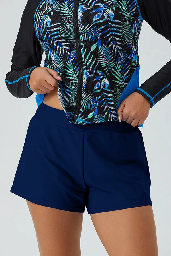 ECUPPER Swim Shorts with Briefs Swimming Bikini Bottoms