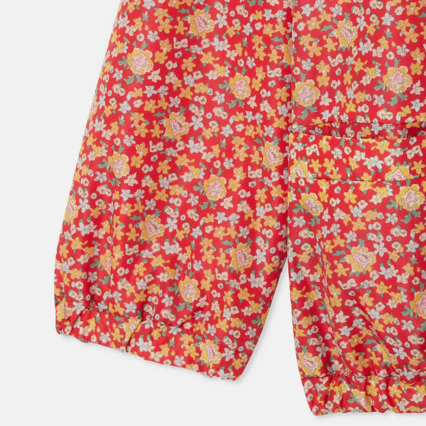 Eglantine hooded windbreaker in Liberty fabric