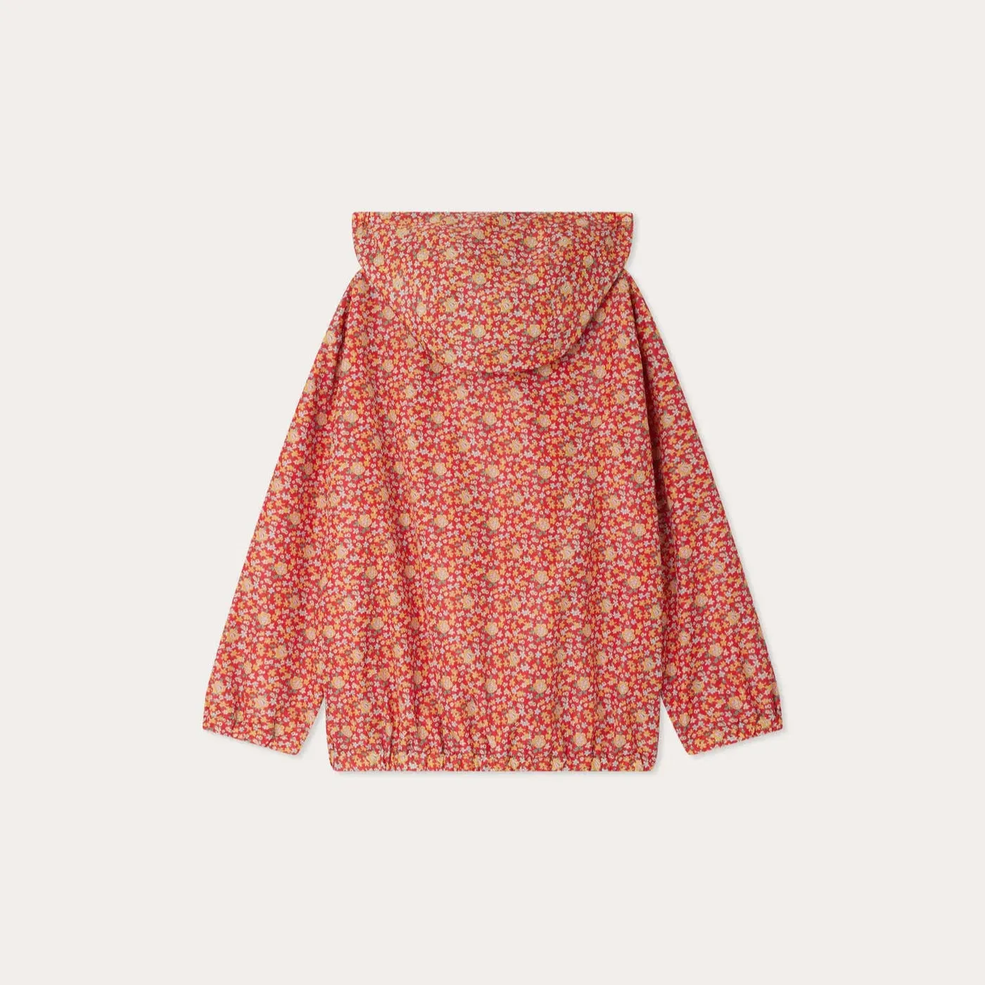 Eglantine hooded windbreaker in Liberty fabric