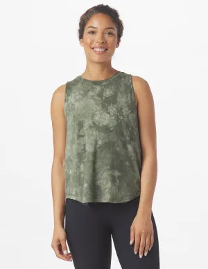 Electric Tank: Moss Tie-Dye