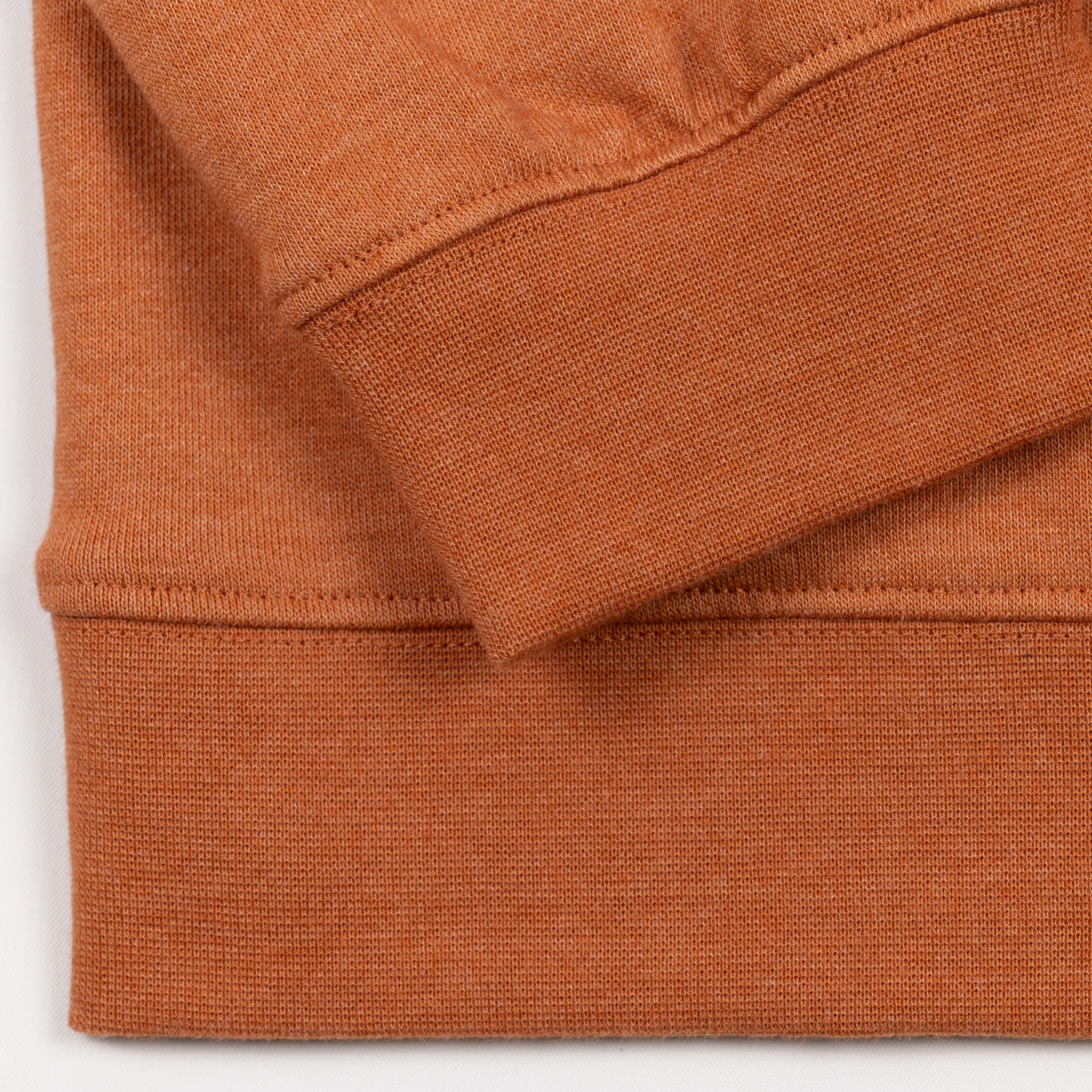 Embroidered Back Sweatshirt  - Amber Brown / Dragon