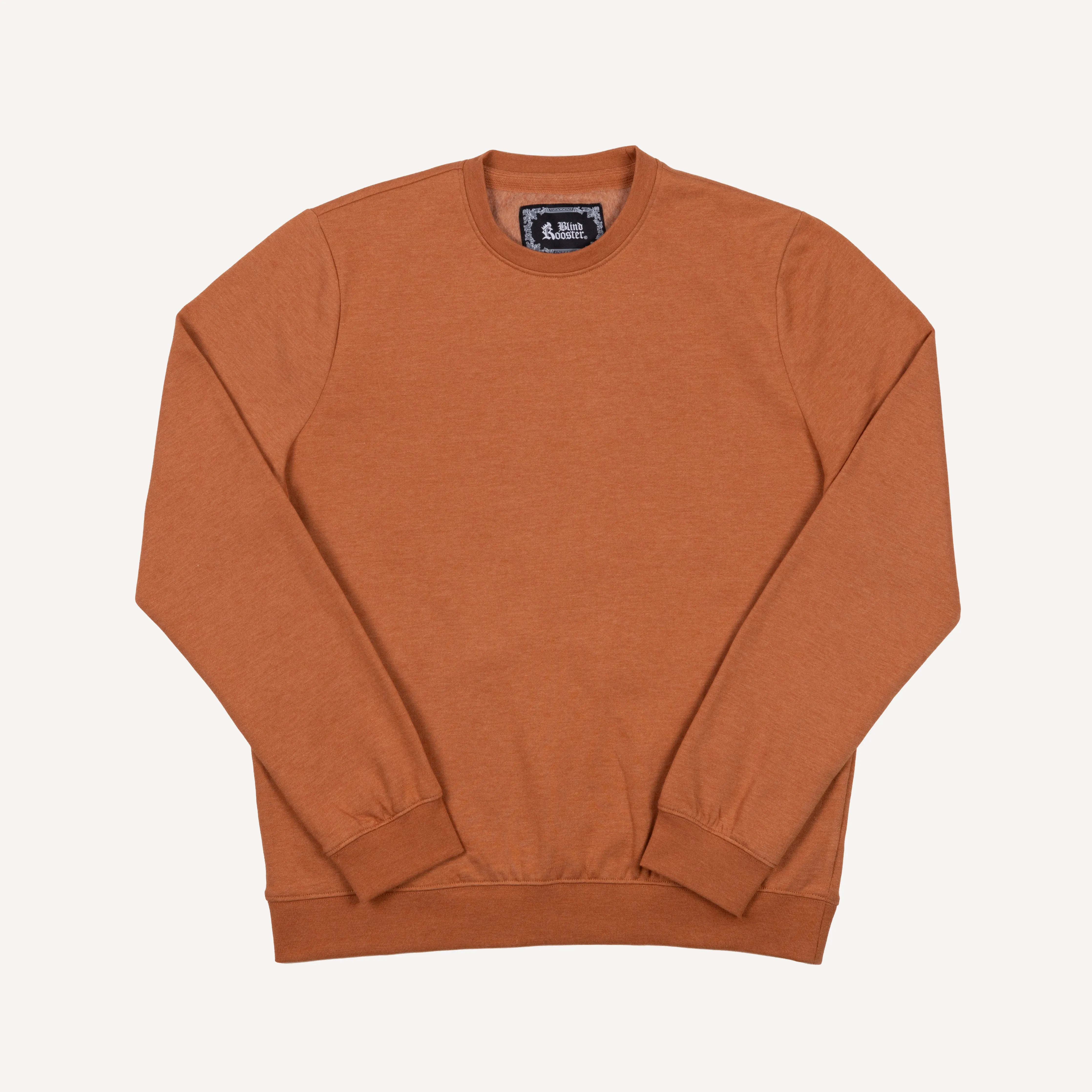 Embroidered Back Sweatshirt  - Amber Brown / Dragon