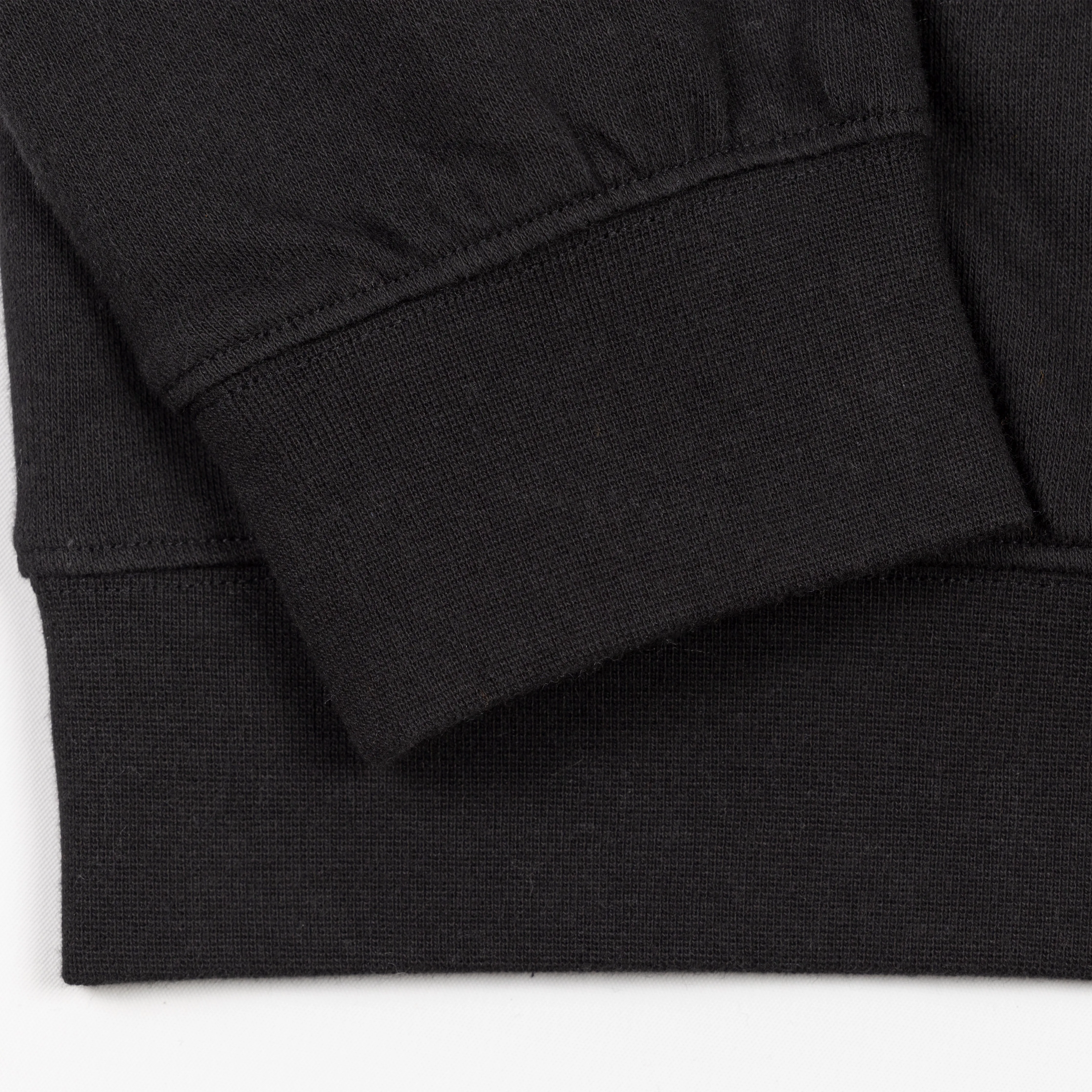 Embroidered Back Sweatshirt  - Black / Celestial