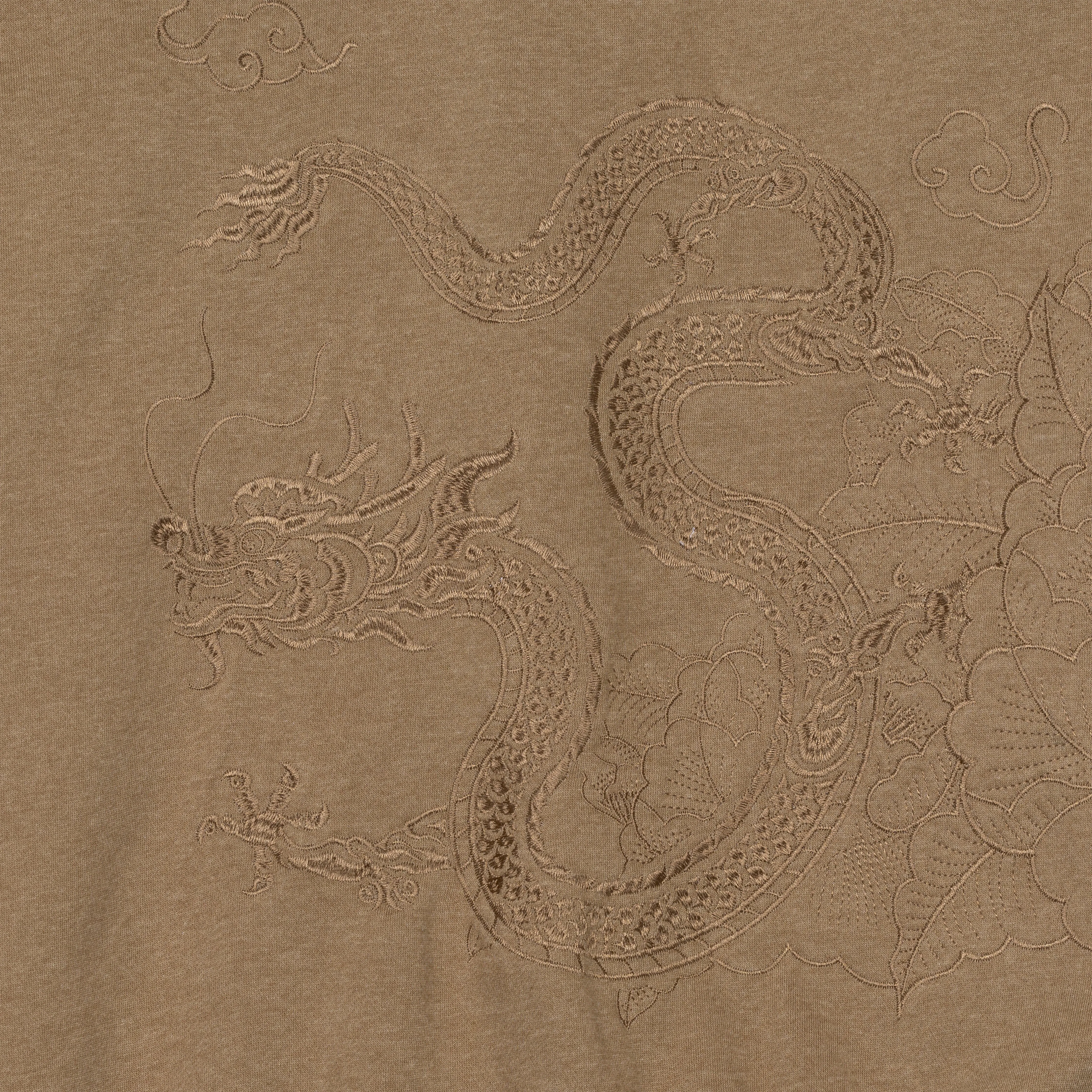 Embroidered Front Hoodie  - Elmwood / Dragon