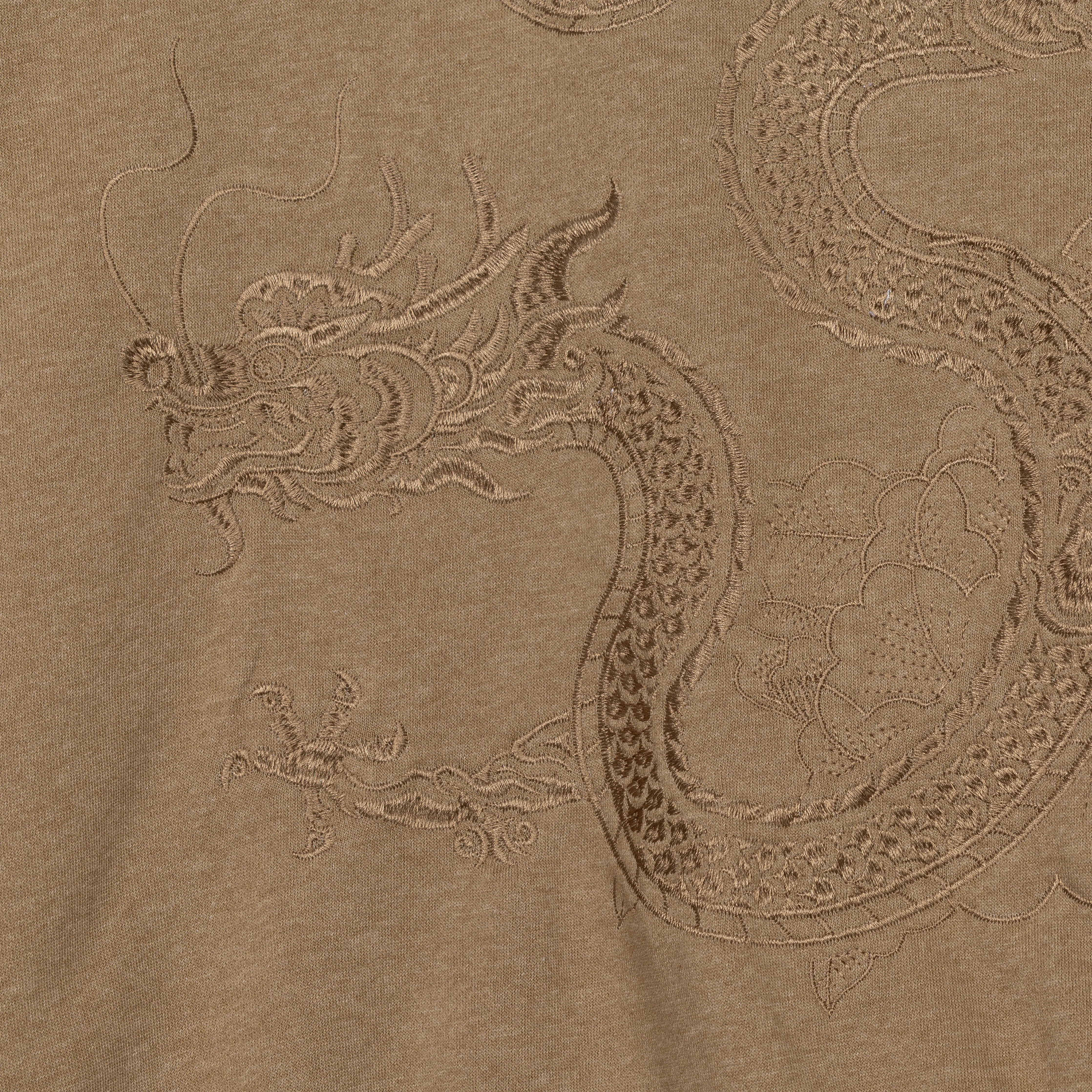 Embroidered Front Hoodie  - Elmwood / Dragon