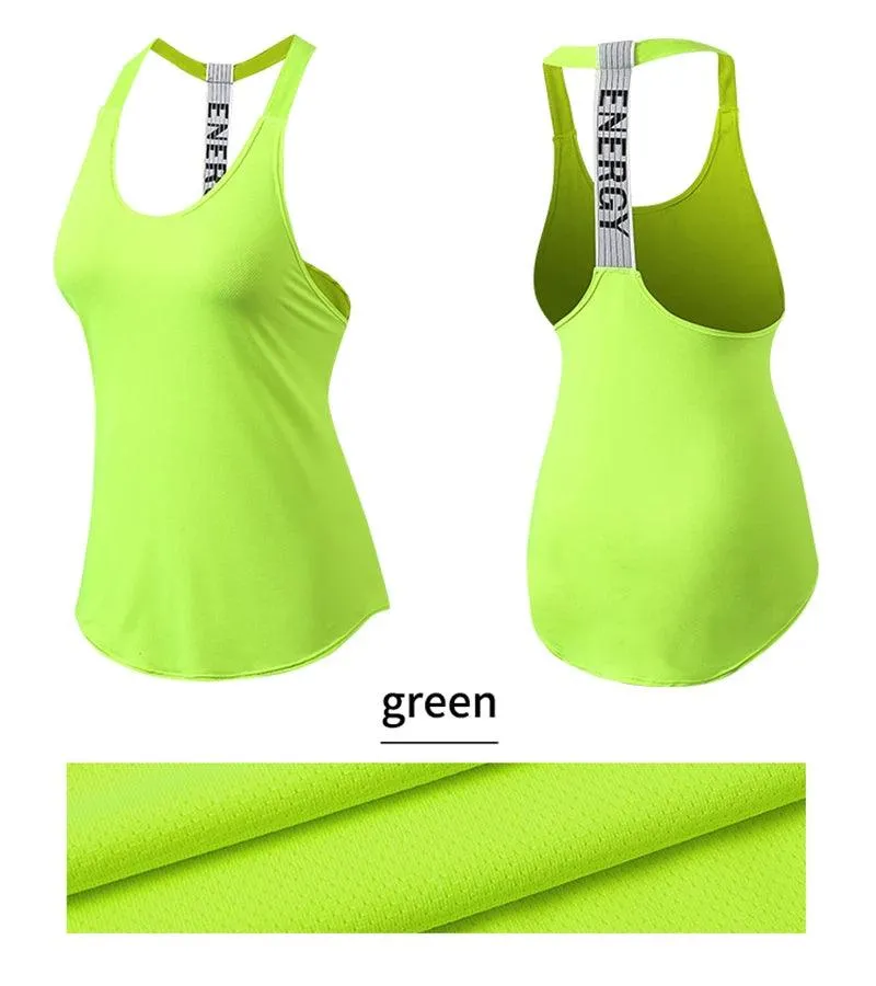 Energy Breathable Athletic Top — Workout Tanks For Women