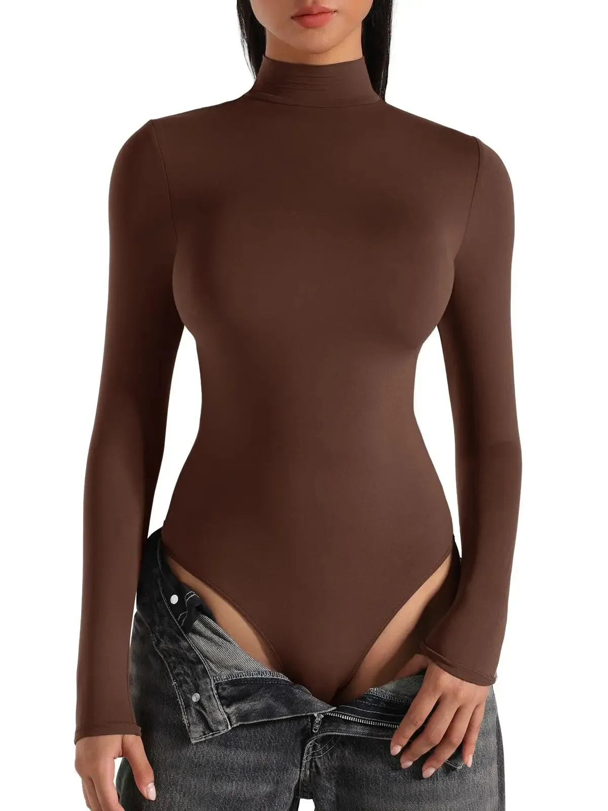 Essential Turtle Neck Long Sleeve Bodysuit