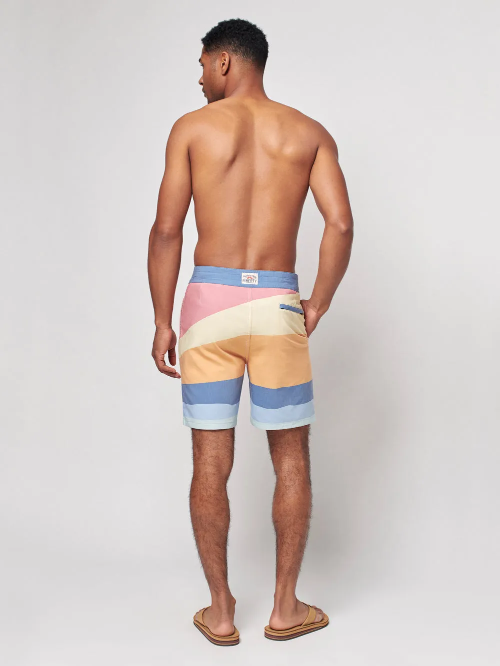 Faherty - Soleil Board Short Swimsuit - Sun & Wave
