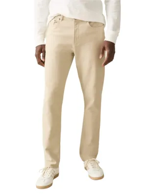 Faherty Stretch Terry 5 Pocket - Stone