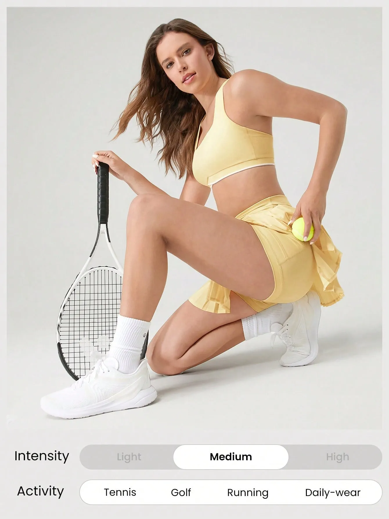 Falda de Tenis GLOWMODE en Cherry Vibes - Estilo y Comodidad