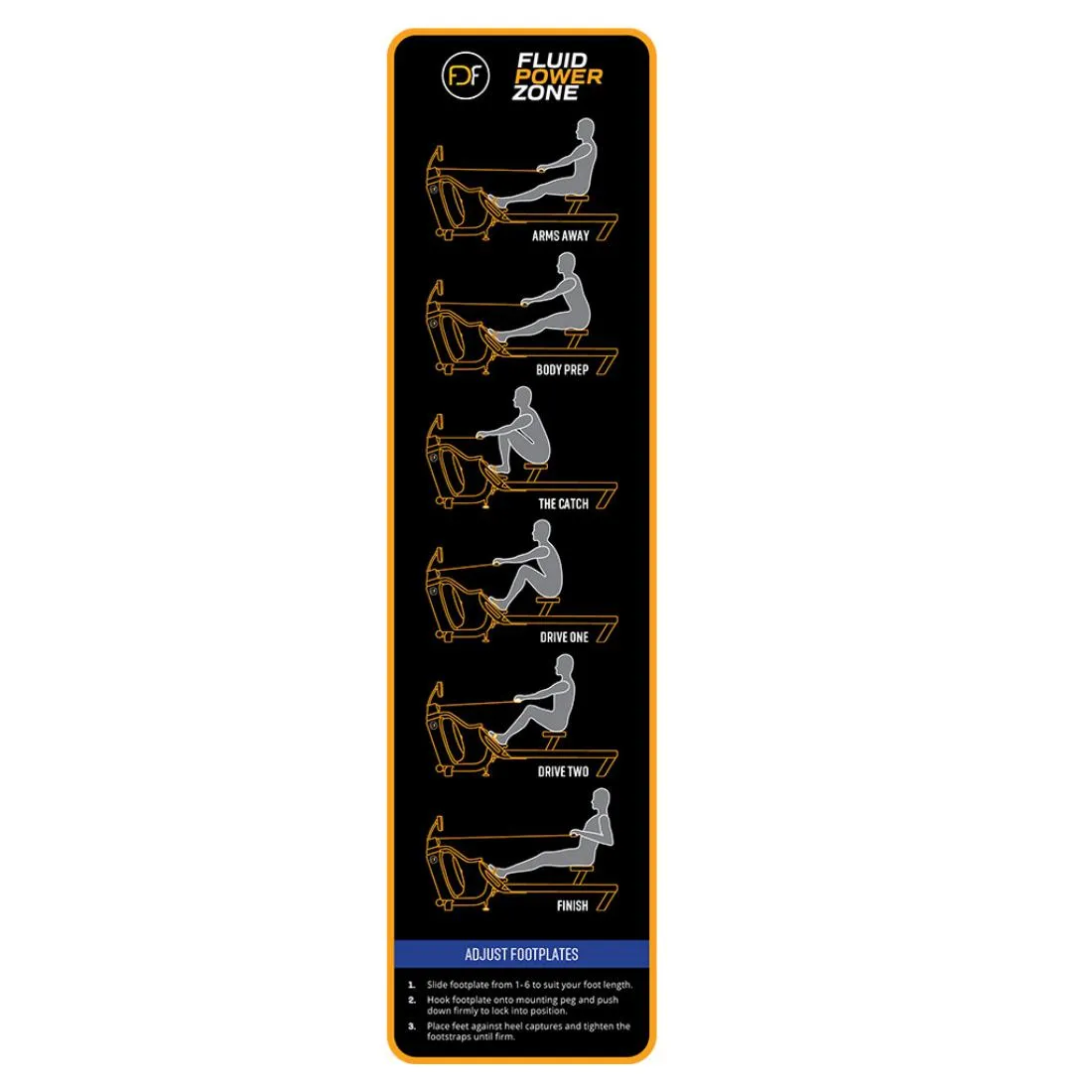 First Degree Fitness Fluid Power Row