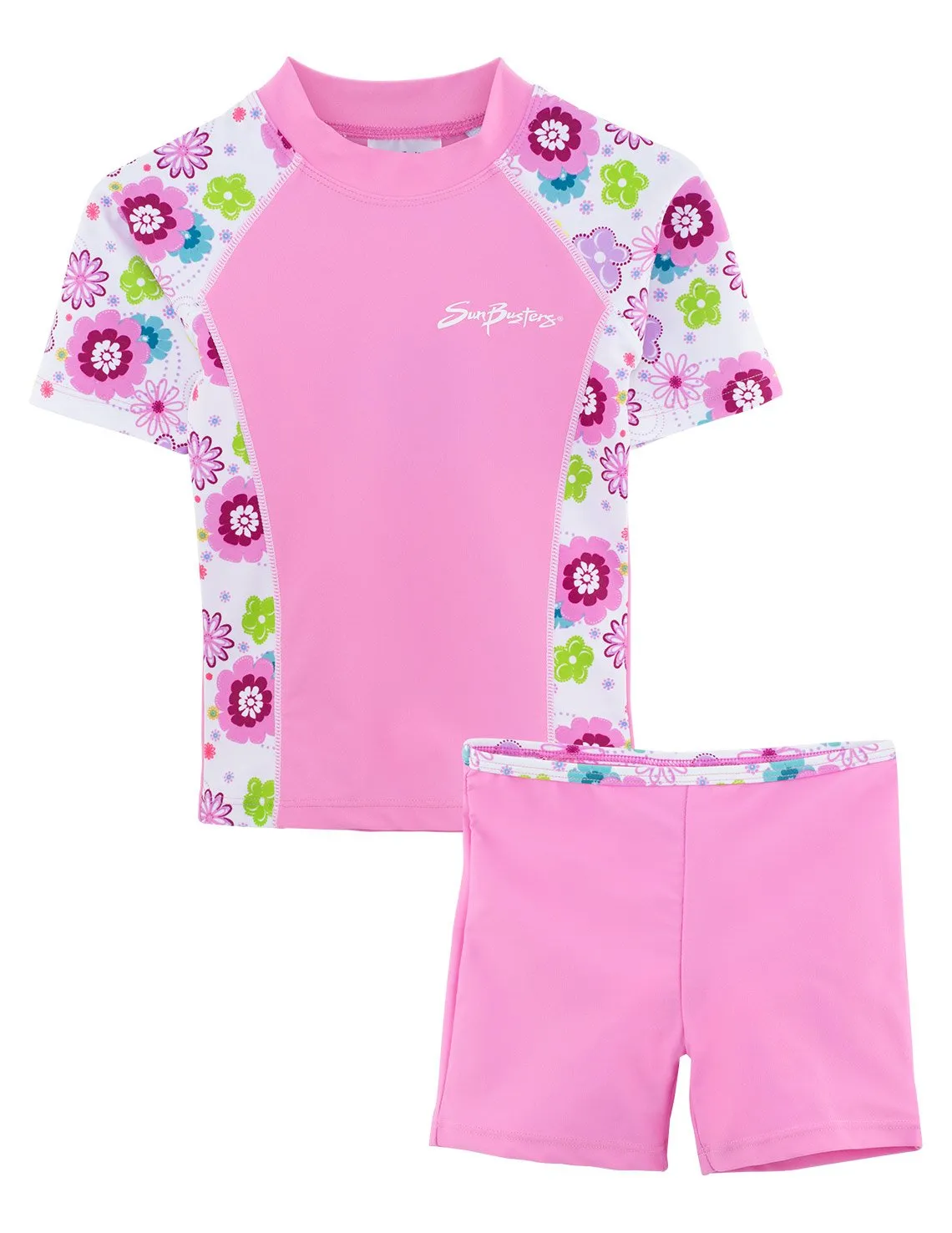 Fitted Rash Guard Set - Poppyberry