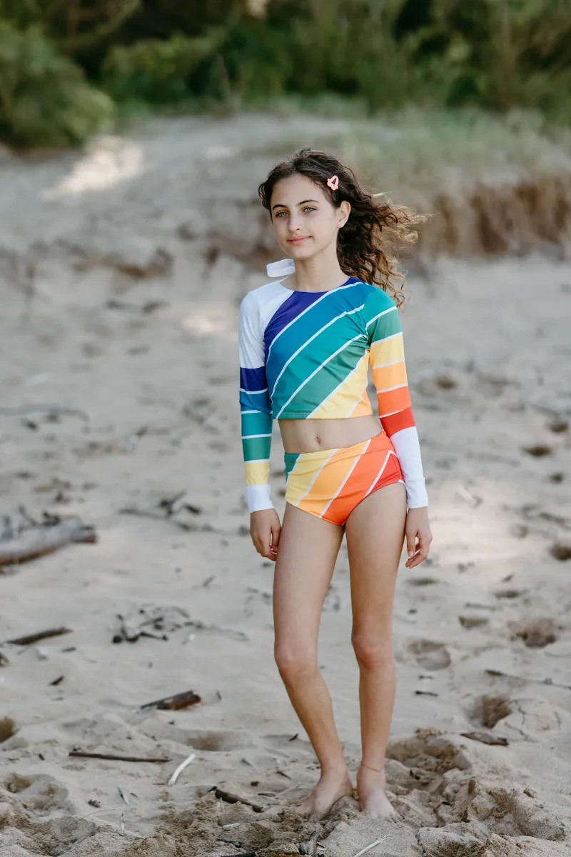 Forever Summer Rainbow Two Piece Swimsuit