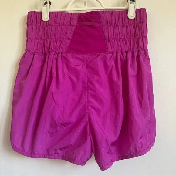 Free People Movement The Way Home Athletic Shorts Gym Running Workout - Pink - M