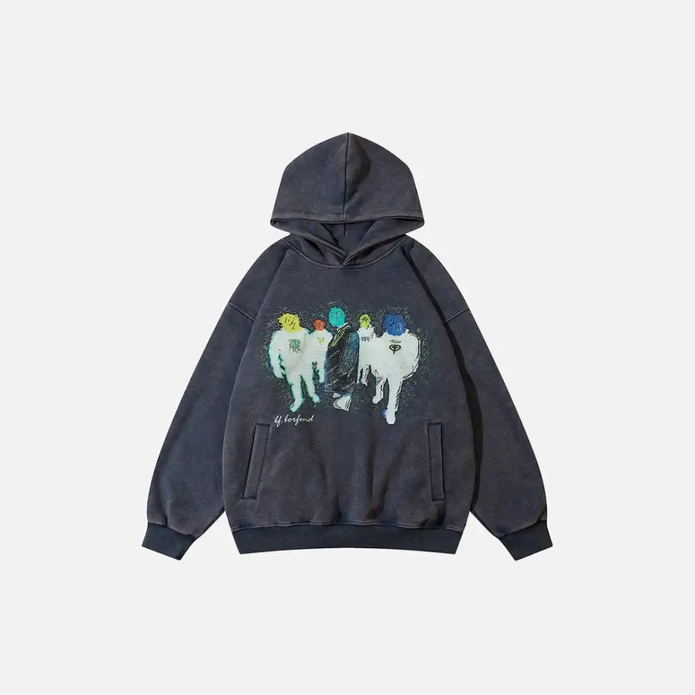 Gang Y2K Hoodie for Comfortable Y2K Streetwear Fashion