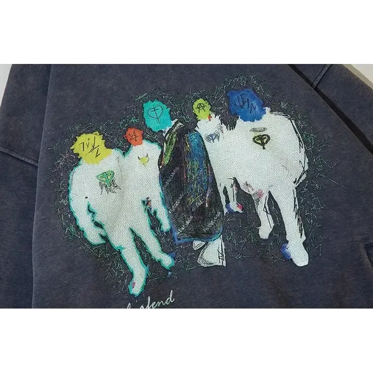 Gang Y2K Hoodie for Comfortable Y2K Streetwear Fashion