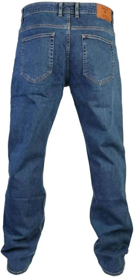GANT Mid Blue Jason Connecticut Comfort Jeans 1312505 Size $148 NWT