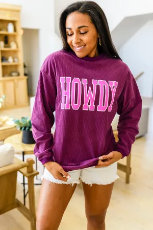 Get 'Em Cowgirl Corded Sweatshirt