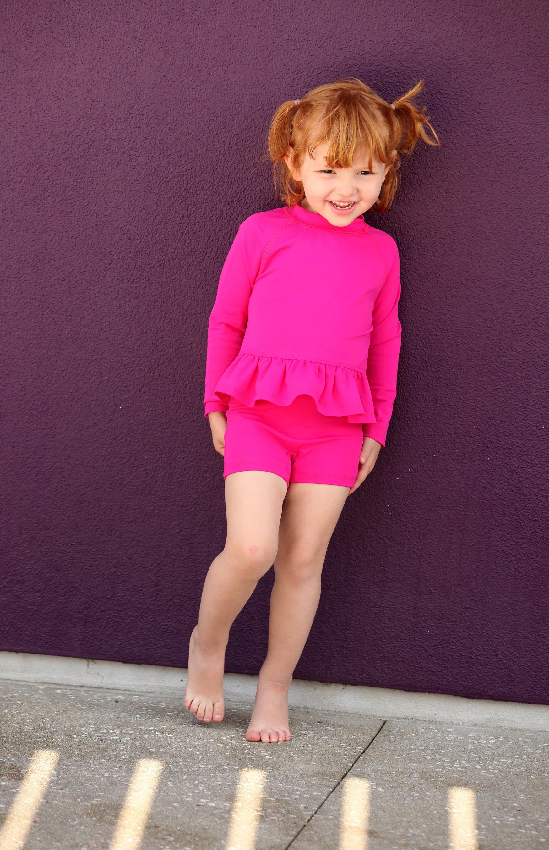 Girls UPF 50  Swim Boy Shorts  | Black