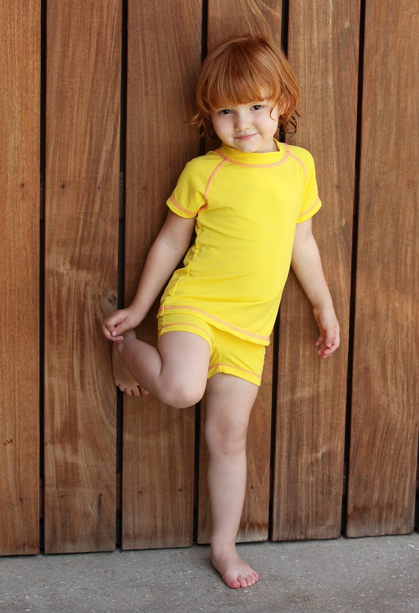 Girls UPF 50  Swim Boy Shorts  | Black