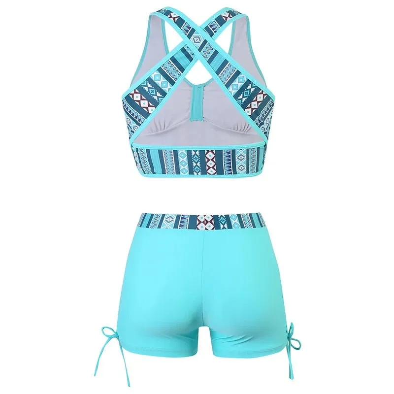Glamorous Halter Push-Up High Waist Bikini