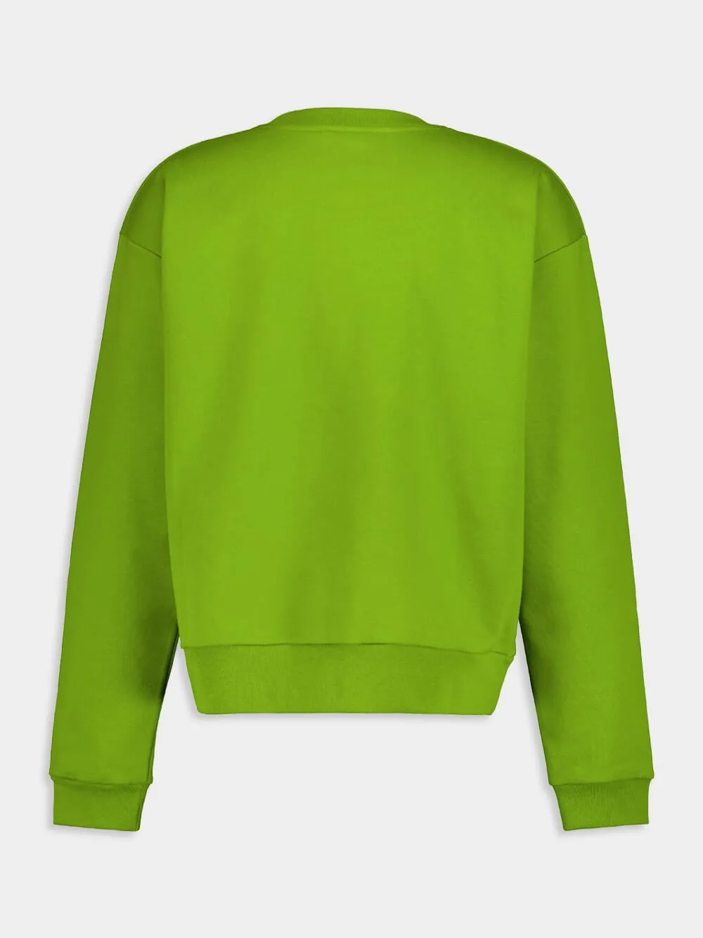 Graphic Print Organic-Cotton Sweatshirt