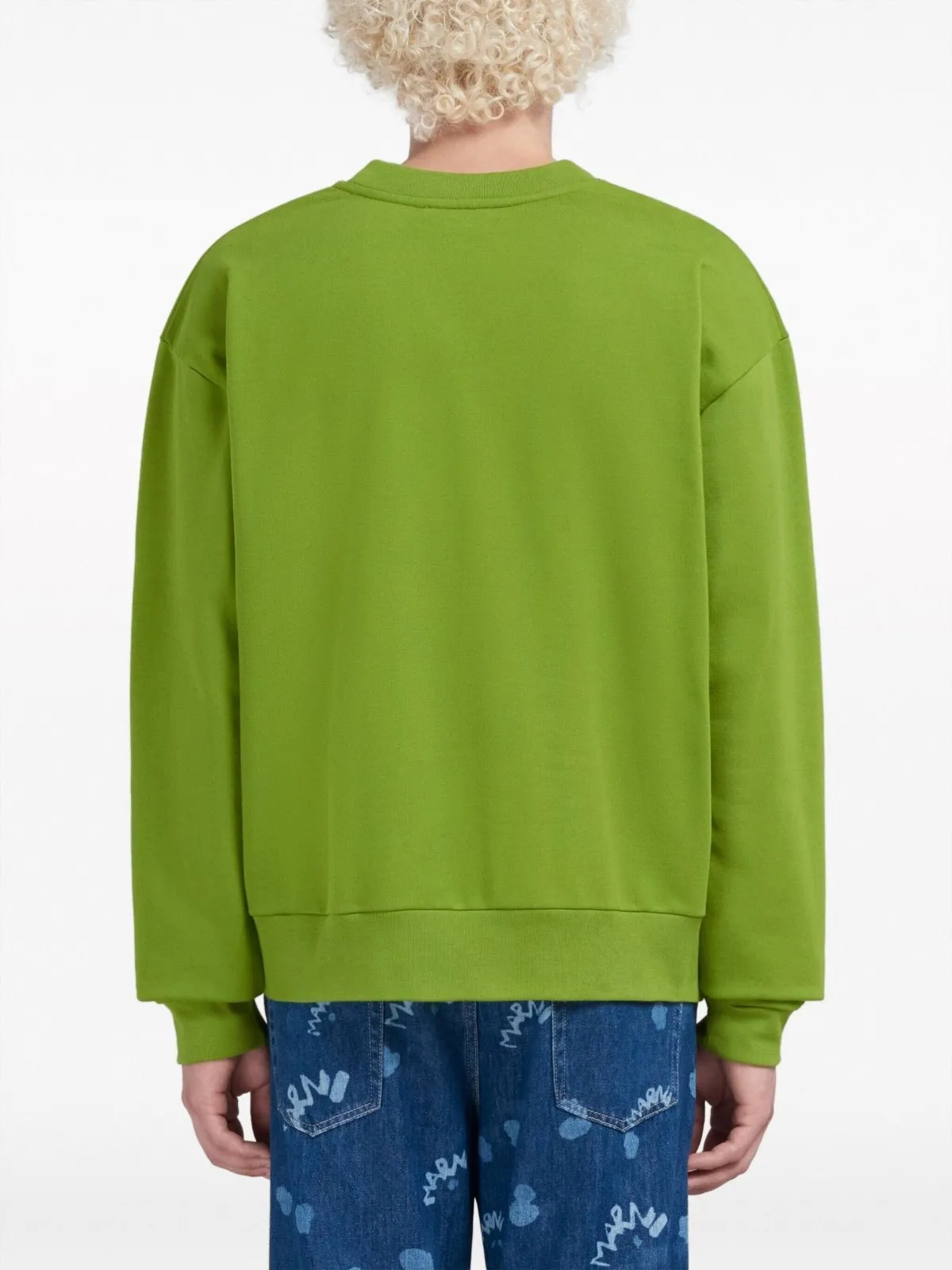Graphic Print Organic-Cotton Sweatshirt