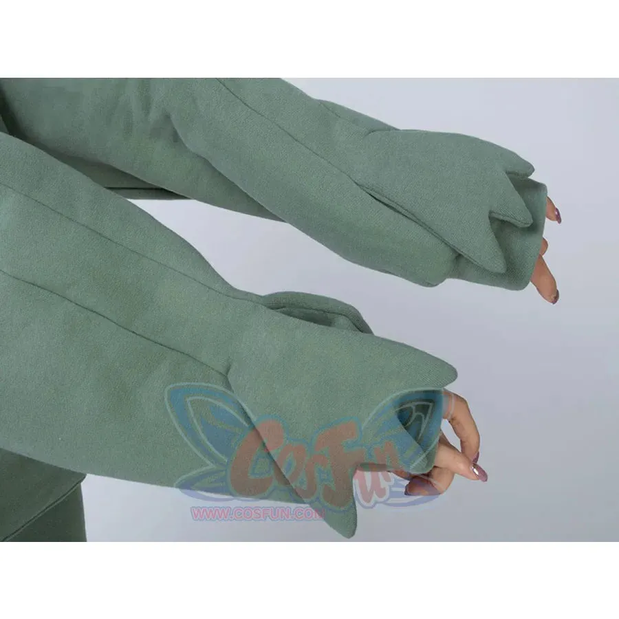 Green Froggy Big Pocket Oversized Full Zip Hoodie Coat C00064-N