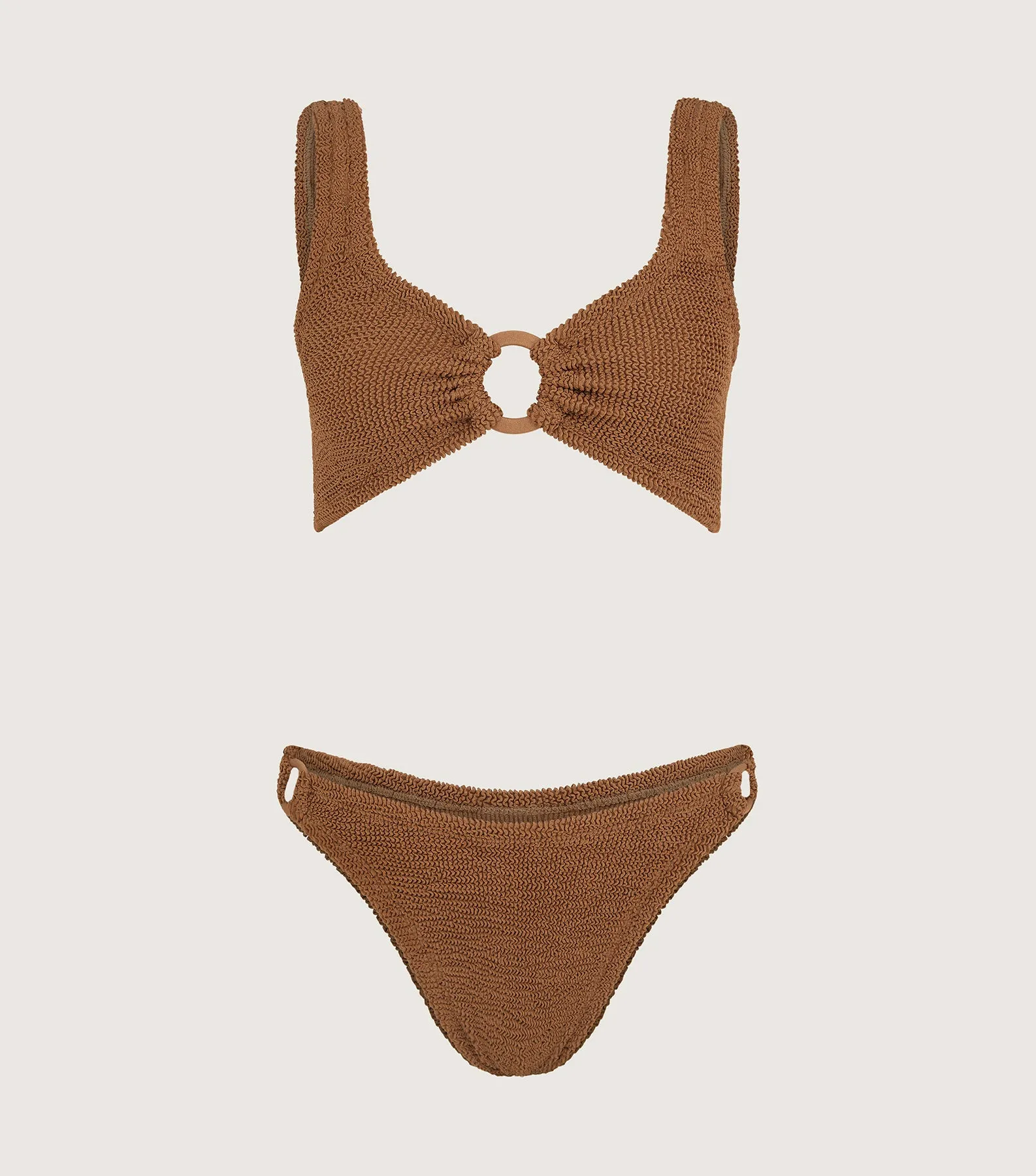 Hallie Bikini - Metallic Cocoa