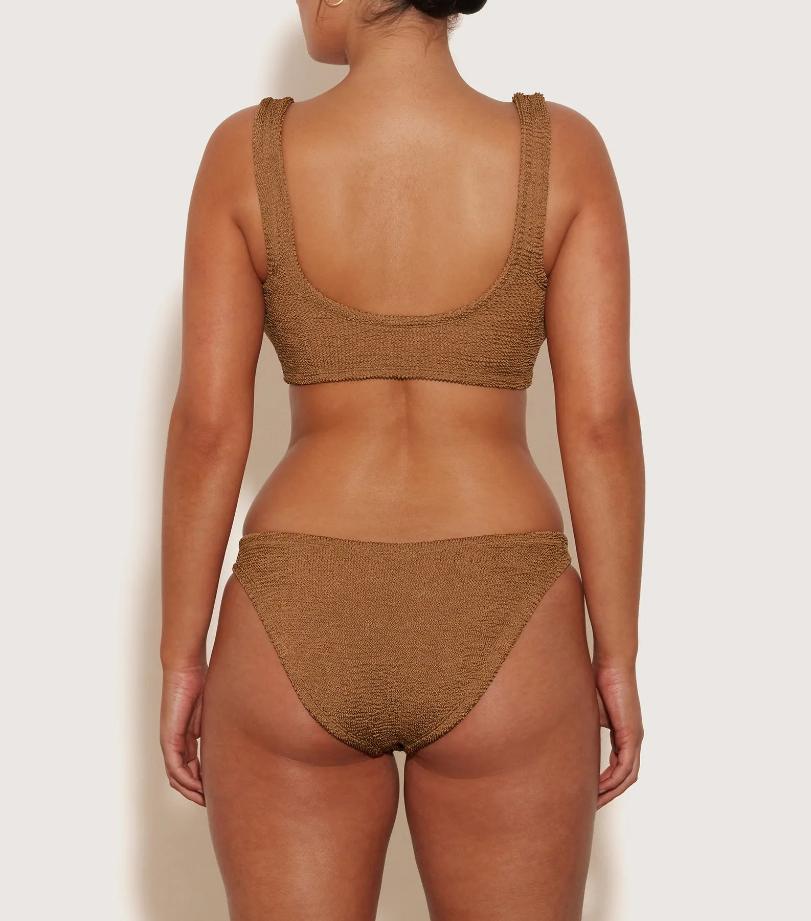 Hallie Bikini - Metallic Cocoa
