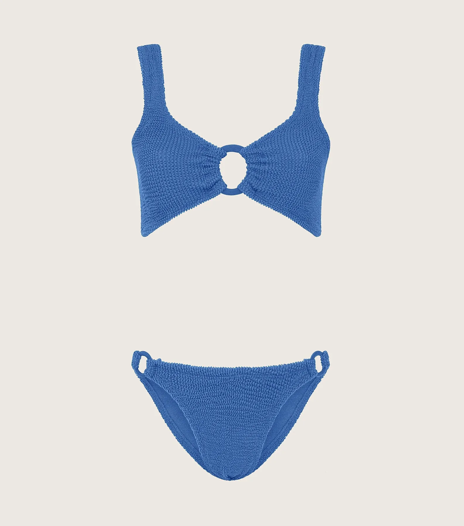 Hallie Bikini - Metallic Denim