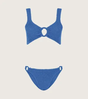Hallie Bikini - Metallic Denim
