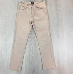 H&M Mens Straight Regular Fit Beige Denim Jeans Size 31
