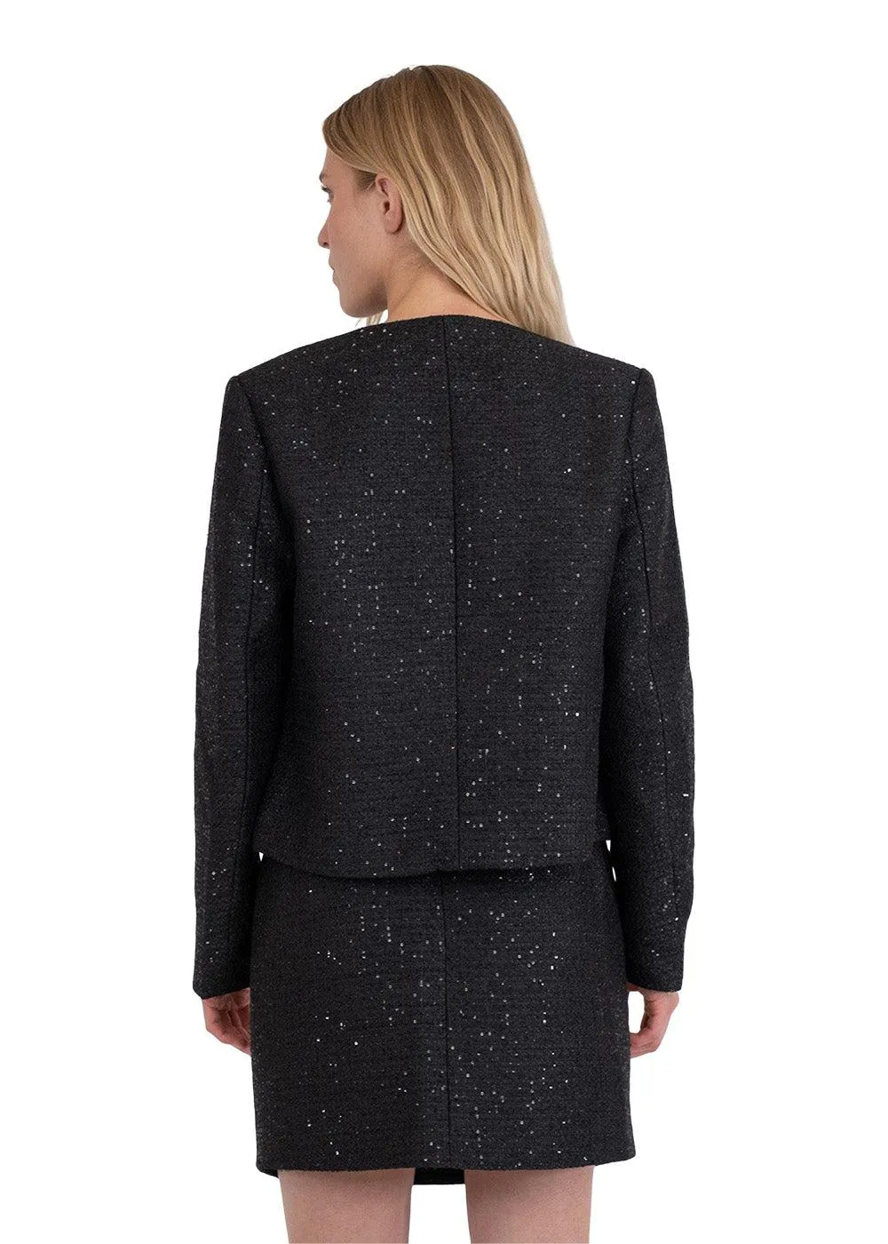 Helina Sequins Jacket - Black