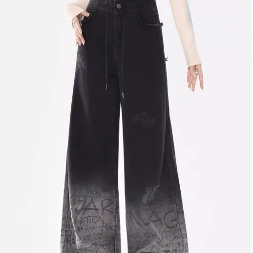 High Waist Wide-leg Trousers Women