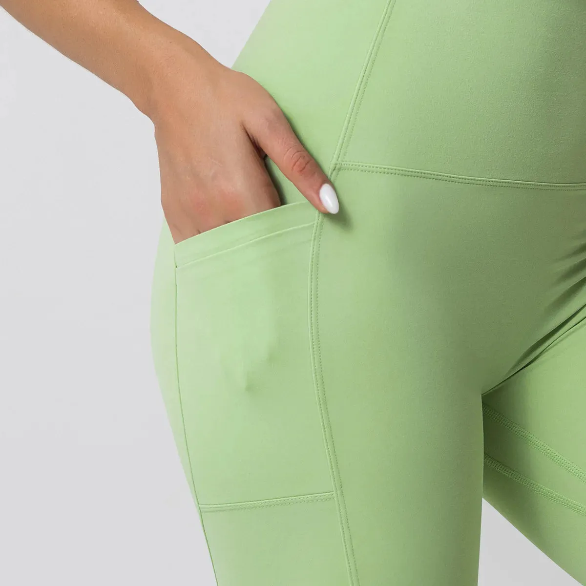 High Waist Yoga Shorts for Women - Tummy Control Athletic Workout Running Shorts