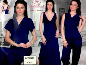Hot Newly Wed Bridals Nighty Sets - 1250 - 4 Pieces Nighty Sets