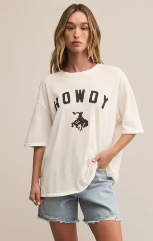 Howdy SoCal Oversized Tee Sea Salt