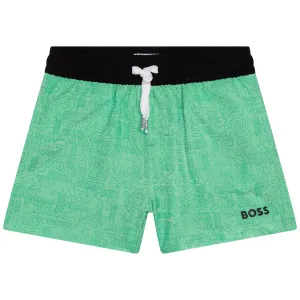 HUGO BOSS - Swim Shorts - Green