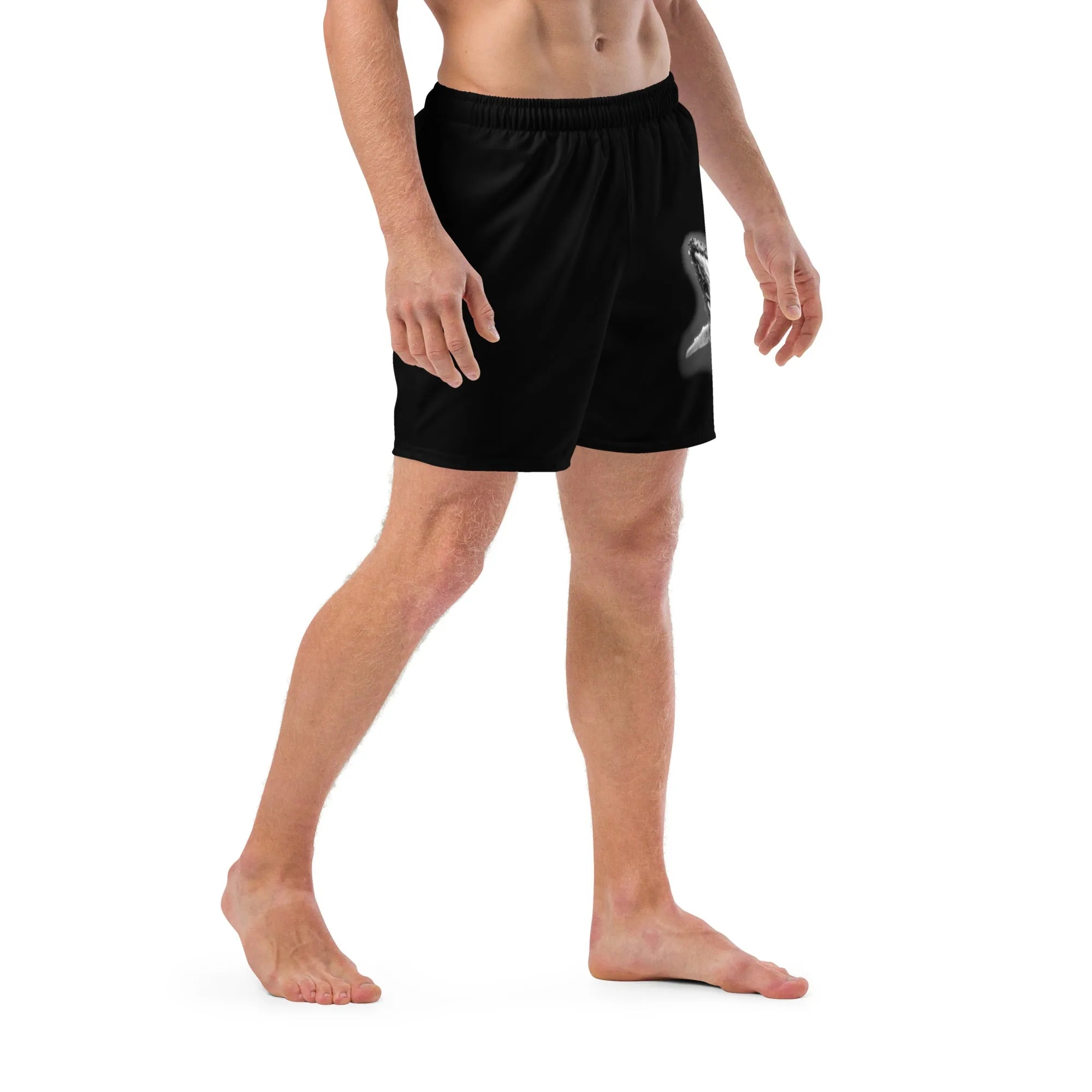 Humpback Mother and Calf Men's swim trunks